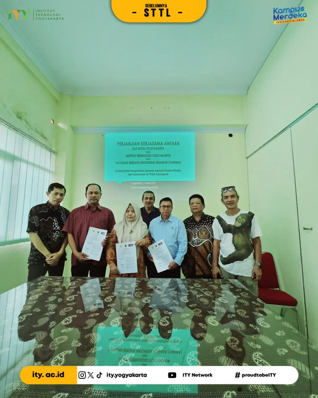 Kerjasama DP2M ITY dengan DLH Kota Yogyakarta dan YABIMA